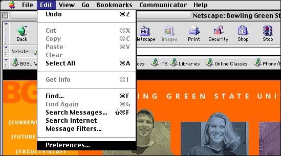 Enabling JavaScript for MAC - Netscape